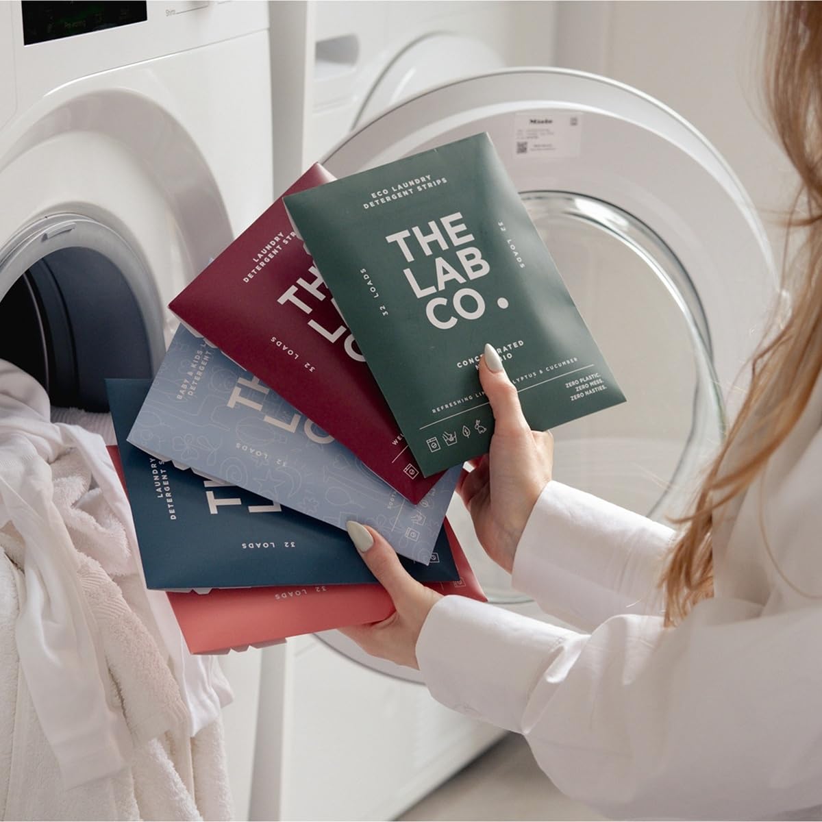 The Lab Co. - Laundry Detergent Strips Sheets (32 Loads, Eco Ultra-Concentrated) 4