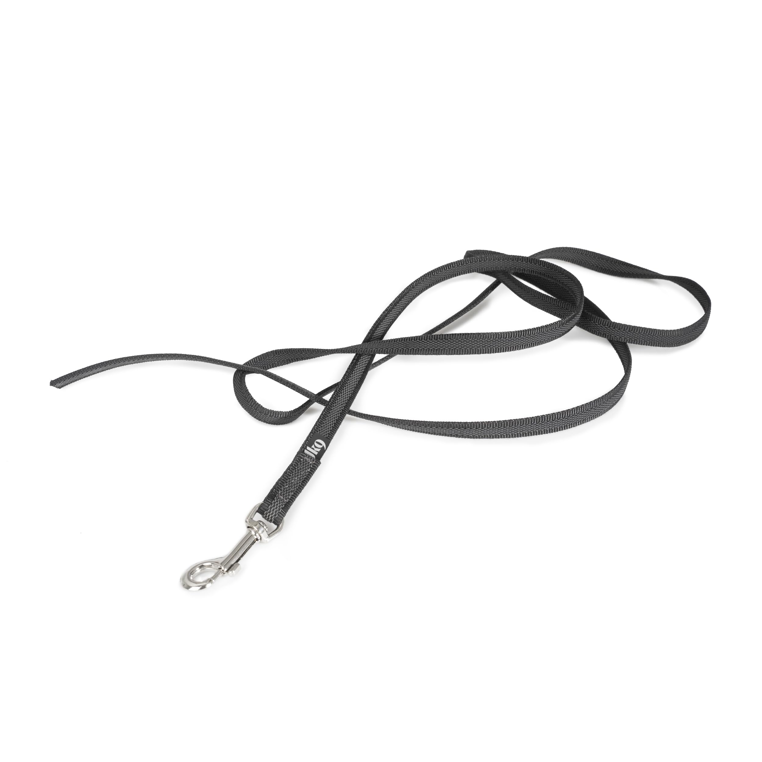 Julius-K9 Color & Gray Super-Grip Training Lead without Handle | 14 mm x 2 m | Black-Gray