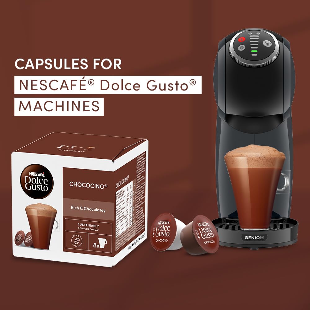 Nescafé Dolce Gusto Chococino Hot Chocolate Pods - 24 Servings (Pack of 3) 2