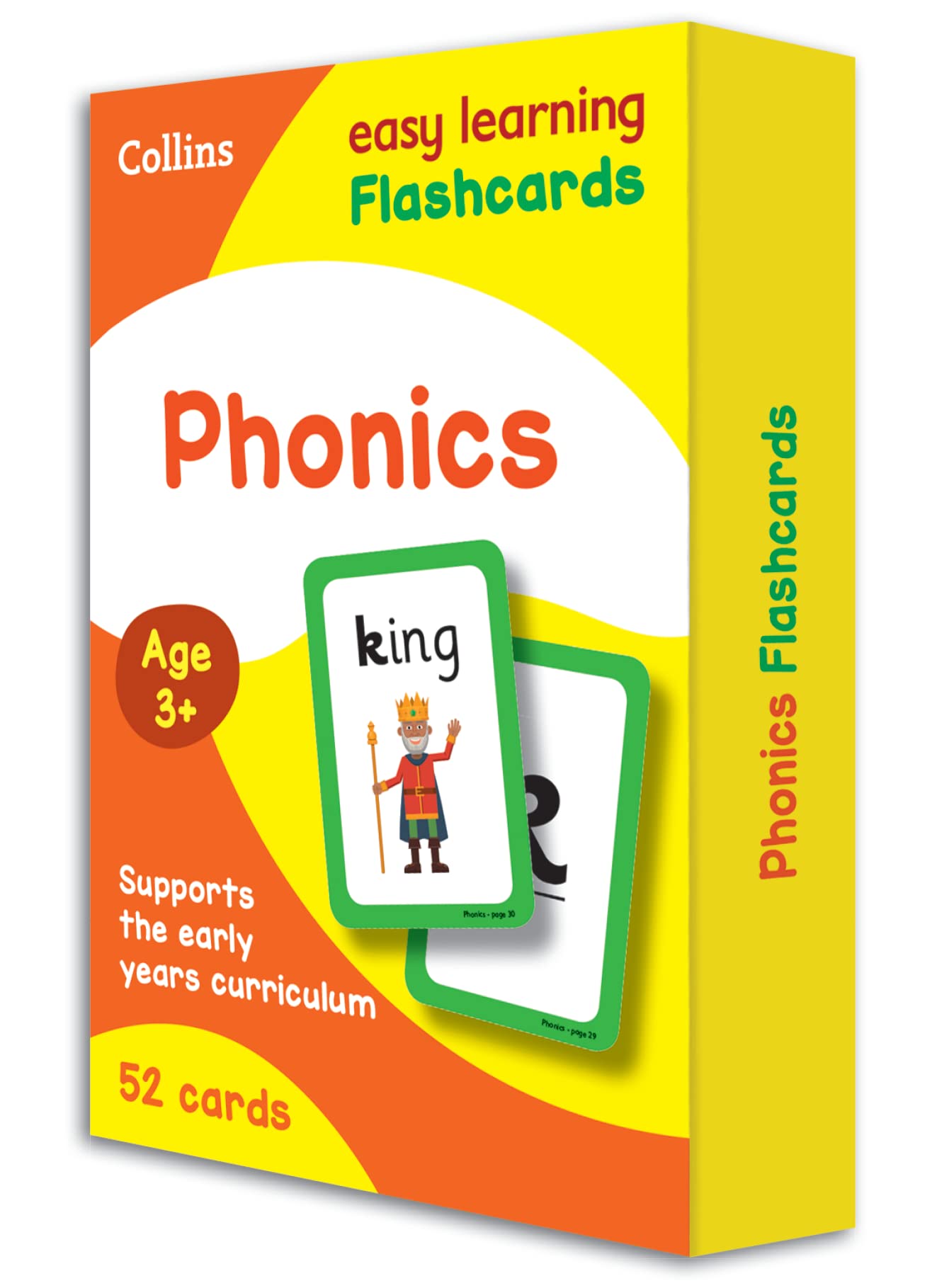 Collins Phonics Flashcards - Ideal for Home Learning | Ages 3-5 | English Language