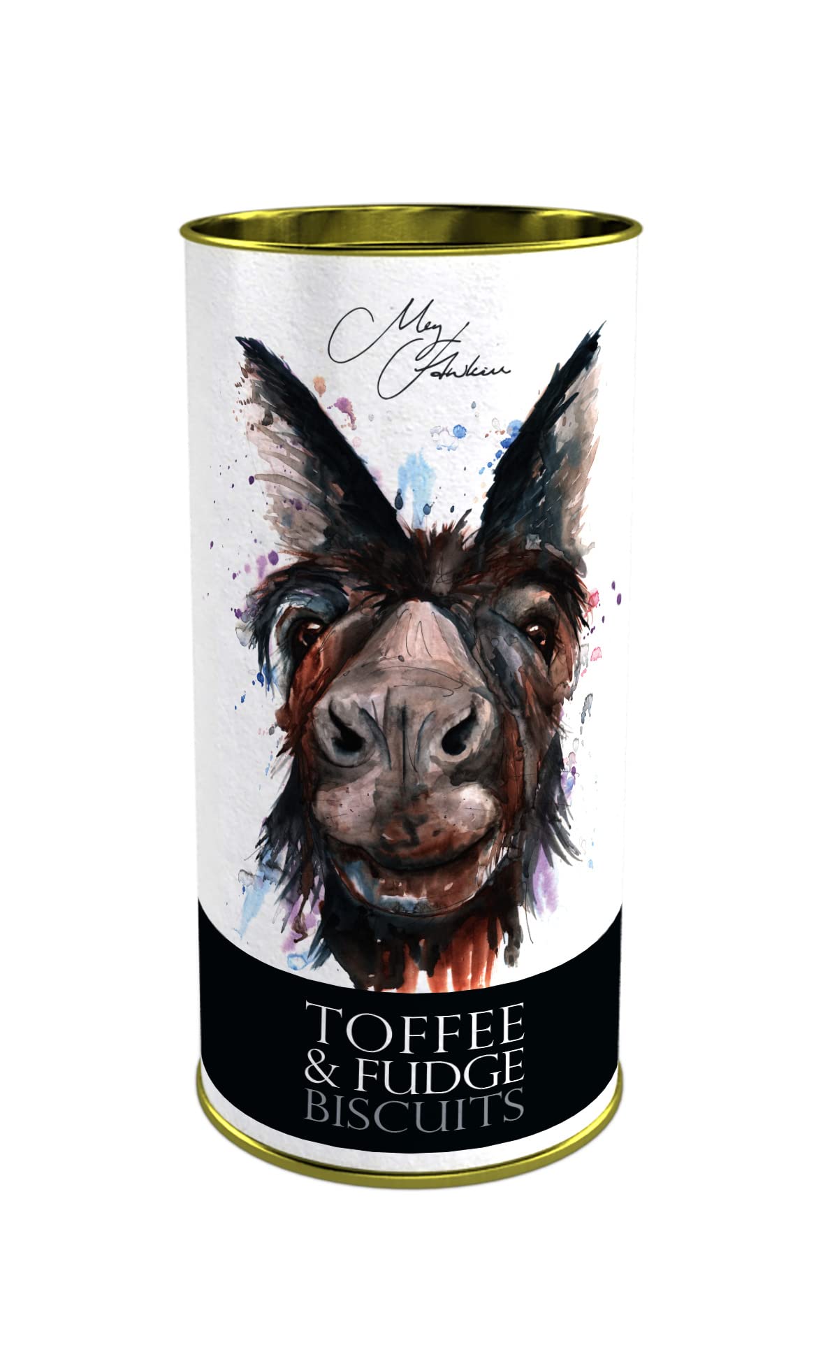 Meg Hawkins Farrah's of Harrogate - 4 Drum Gift Set - Oats & Honey, Choc Chip & Cherry, Toffee & Fudge, Double Choc Chip