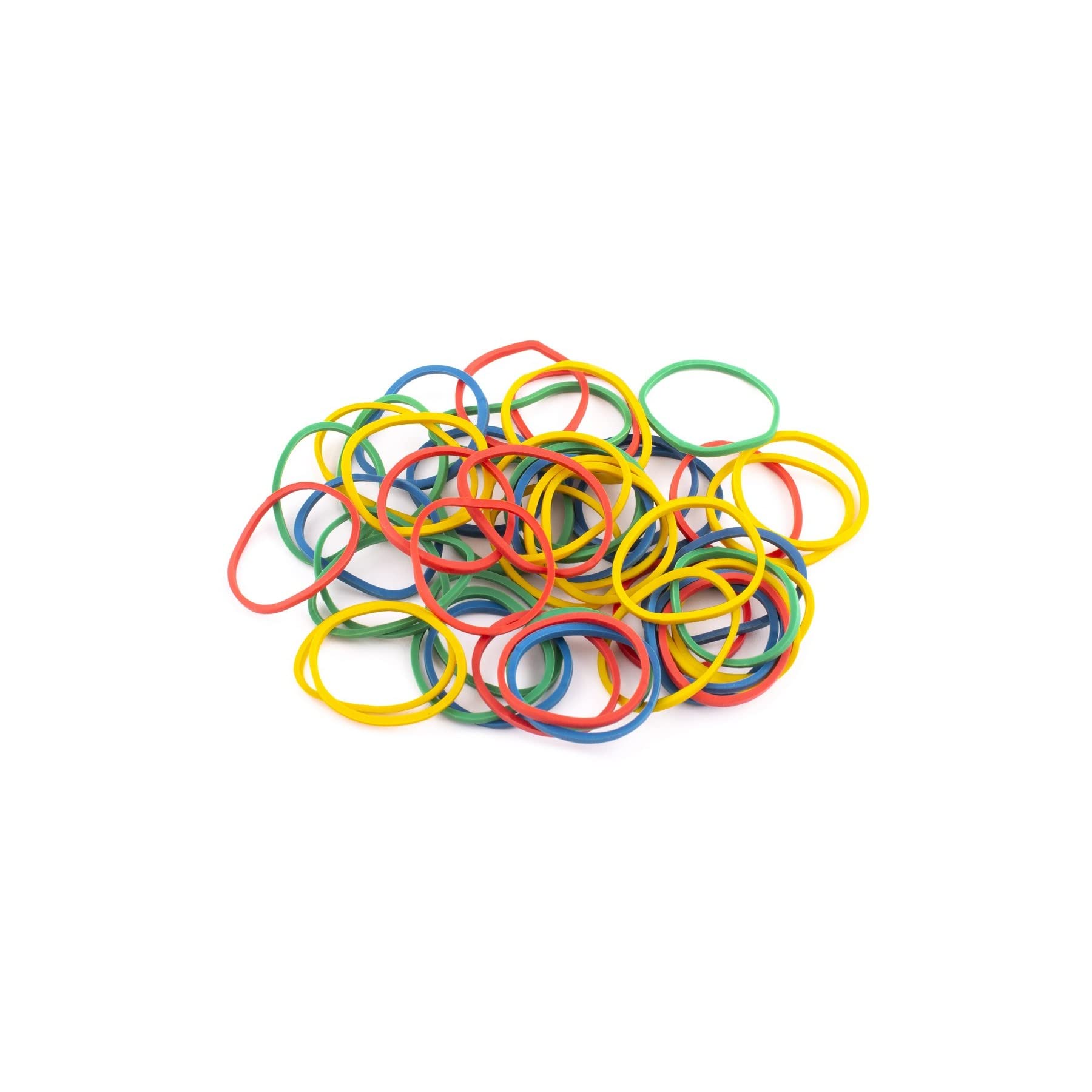 D.RECT Rubber Bands - 100g Bag | Assorted Colours | 25mm Diameter x 1.5mm Width 6
