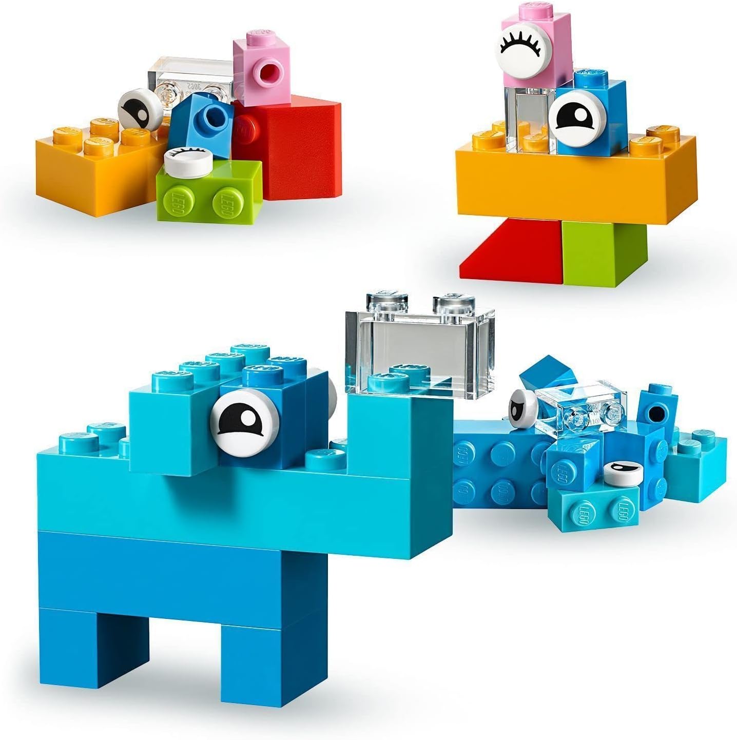 LEGO Classic Kreativ-Koffer 10713 – Tragbares Bauset für Kinder ab 4 Jahren 8