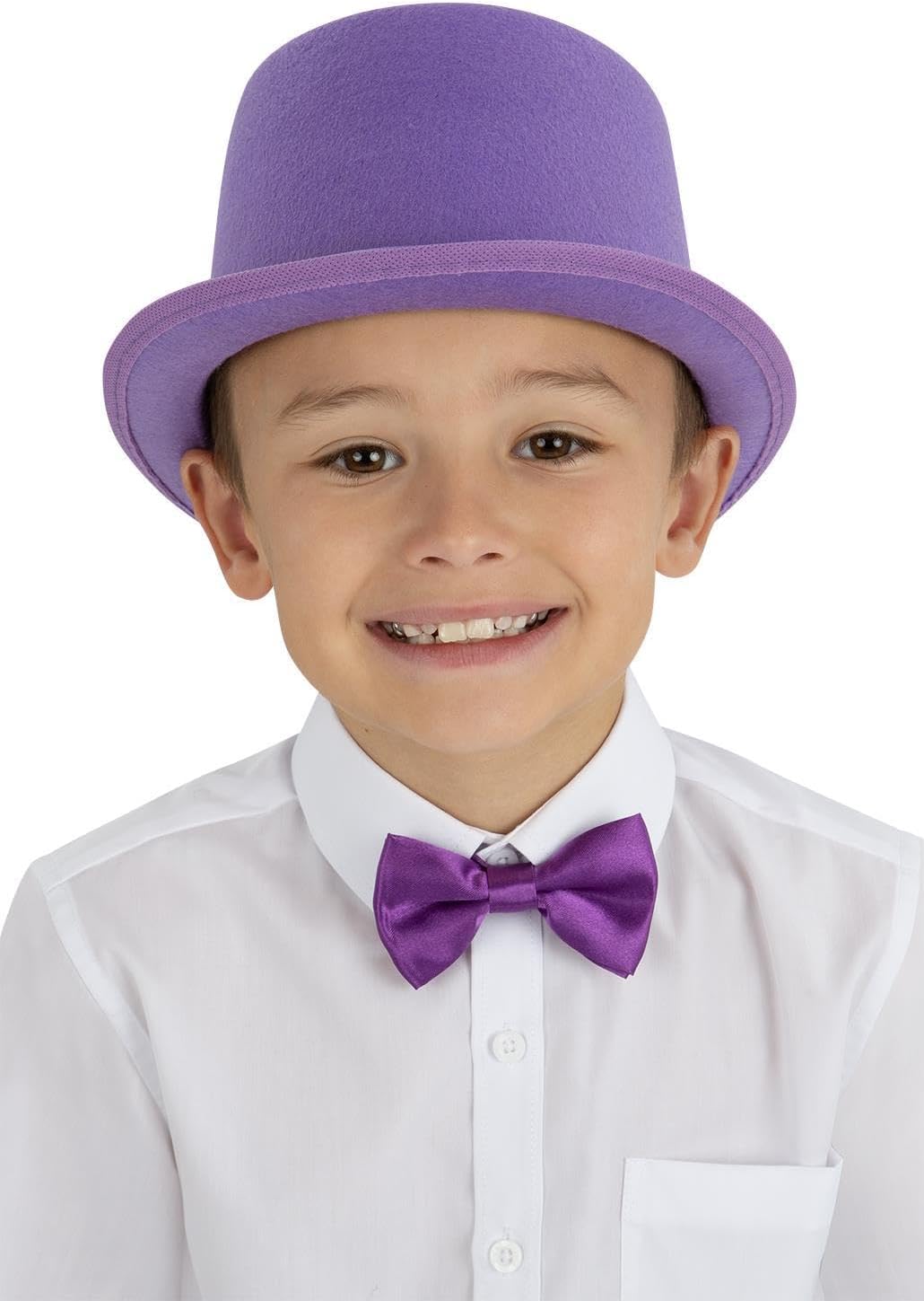 Smiffys Purple Kids Top Hat - One Size Costume Accessory for Dress Up