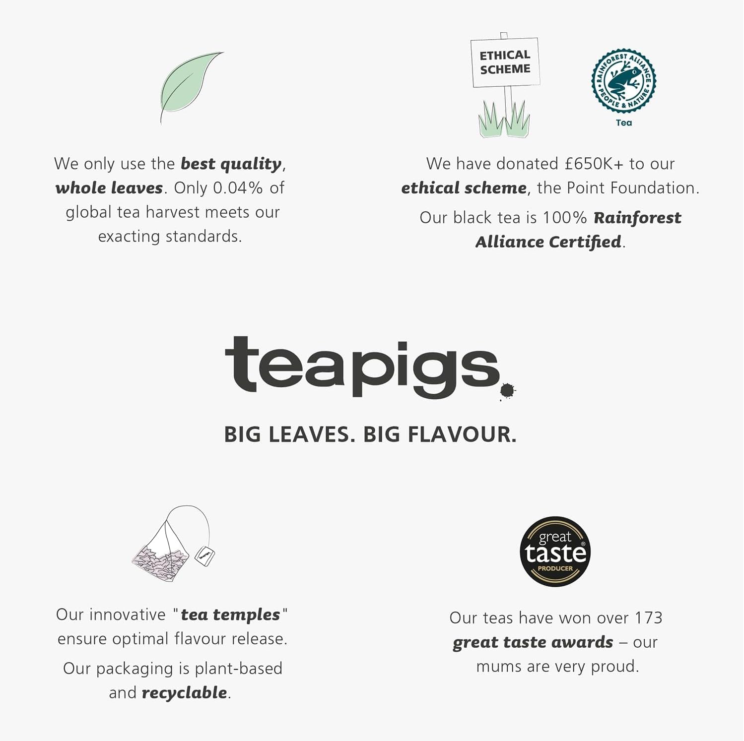 teapigs Super Fruit Tea - Caffeine-Free Herbal Loose Leaf with Hibiscus and Whole Berries, 200g 7