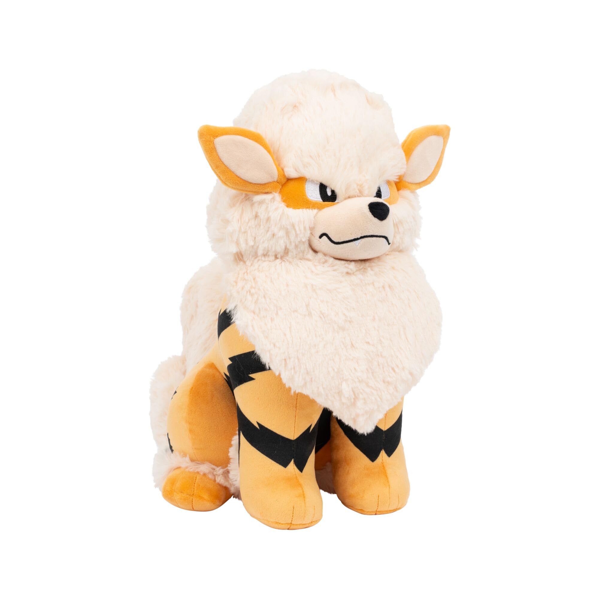 Pokémon Arcanine Soft Plush Toy - 12-Inch Orange Stuffed Toy | Ages 2+ 3