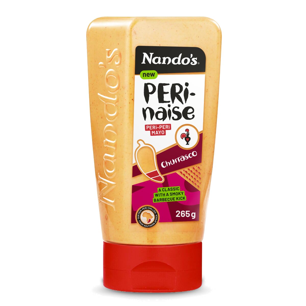 Nando's Perinaise Peri-Peri Mayo Churrasco Sauce | Smoky Barbecue Kick | 265g 1