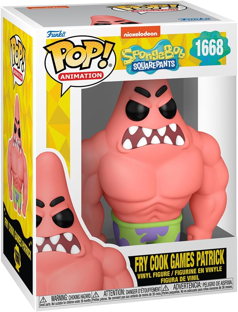 Funko Pop! TV: SpongeBob 25th Anniversary - Patrick Star With Muscles Vinyl Figure