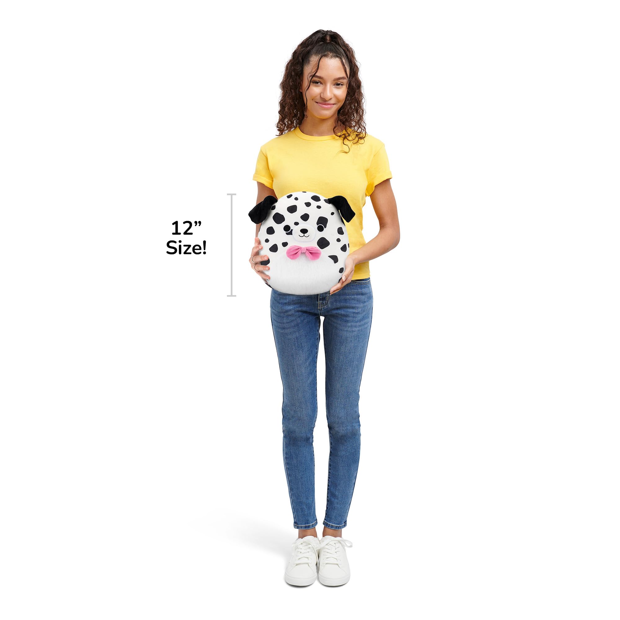Squishmallows Dustin the White Dalmatian - 12-Inch Plush Stuffed Animal for Kids 3+ 14