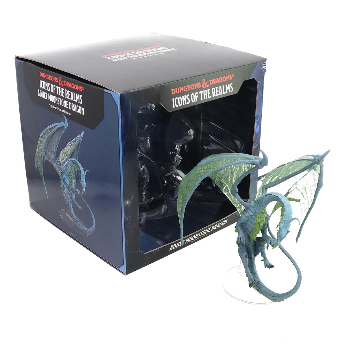 Dungeons & Dragons Icons of the Realms: Adult Moonstone Dragon Miniature by WizKids 1