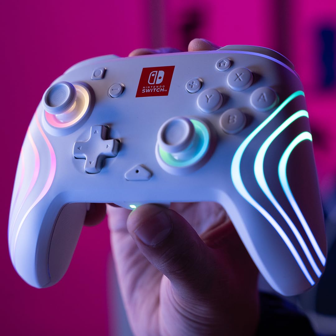 PDP Afterglow Wave Wireless Pro Controller with Full Motion for Nintendo Switch 17
