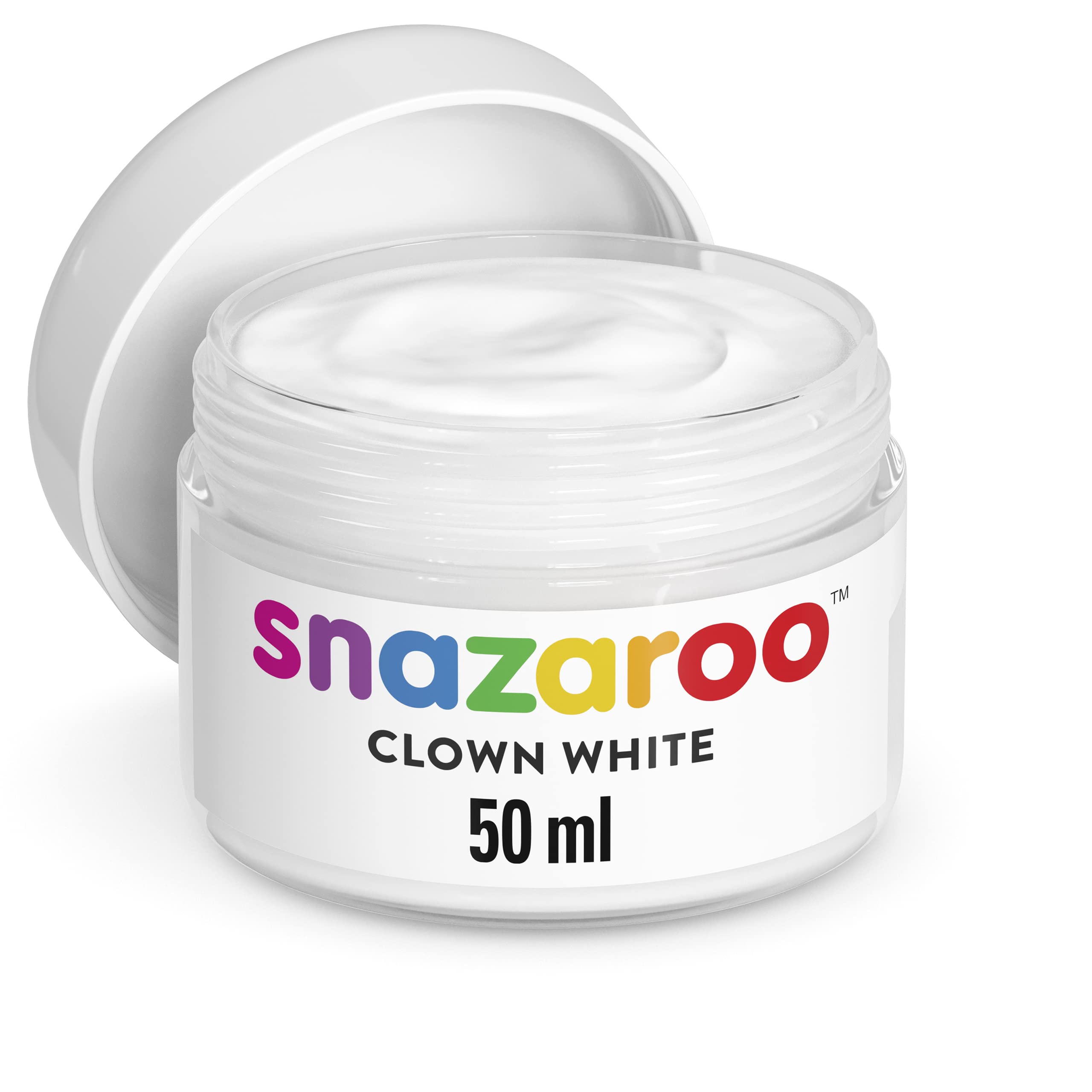 Snazaroo Clown White Creamy Water Based Face Paint 50ml | Suitable for Sensitive Skin