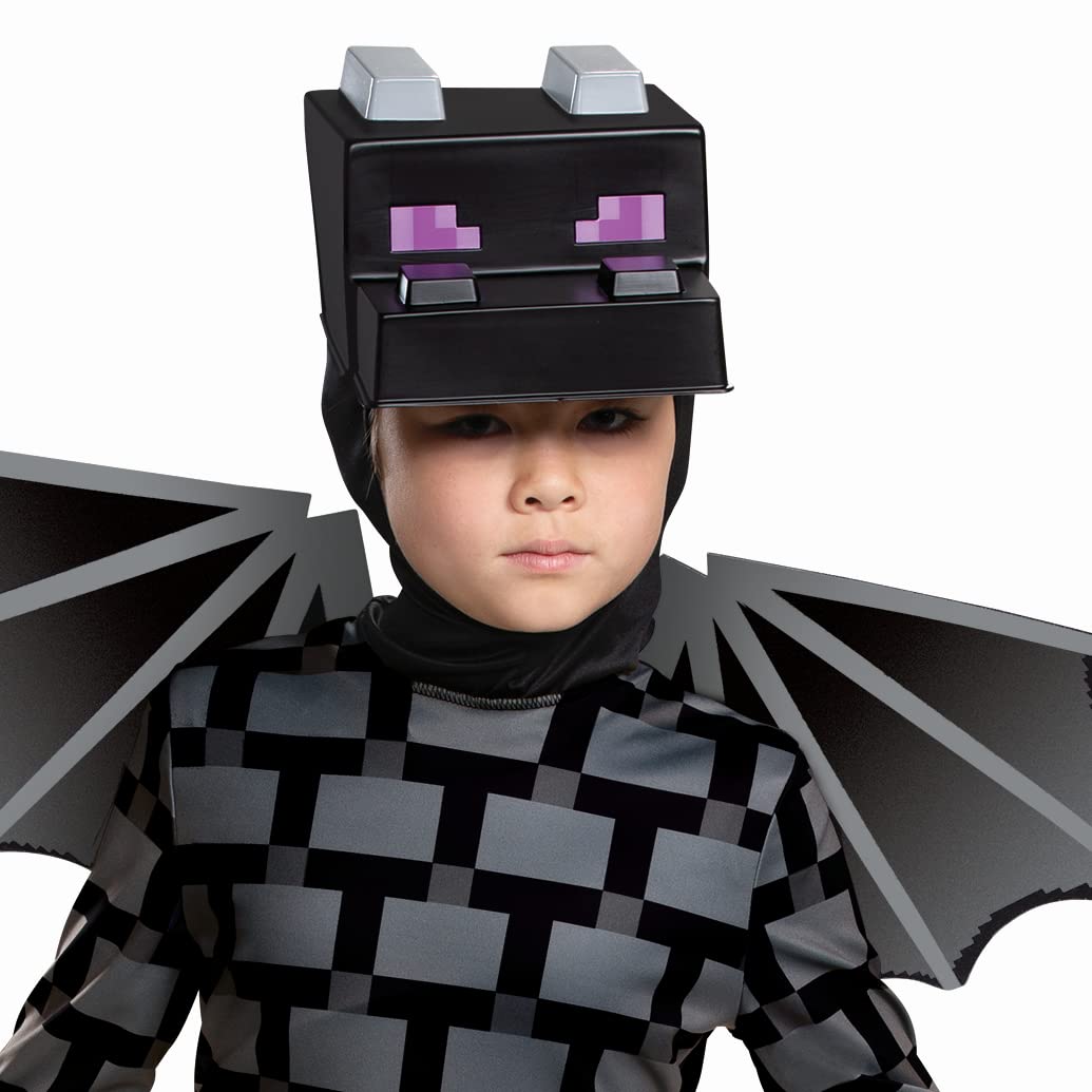 Disguise Minecraft Ender Dragon Costume - Kids Black 8