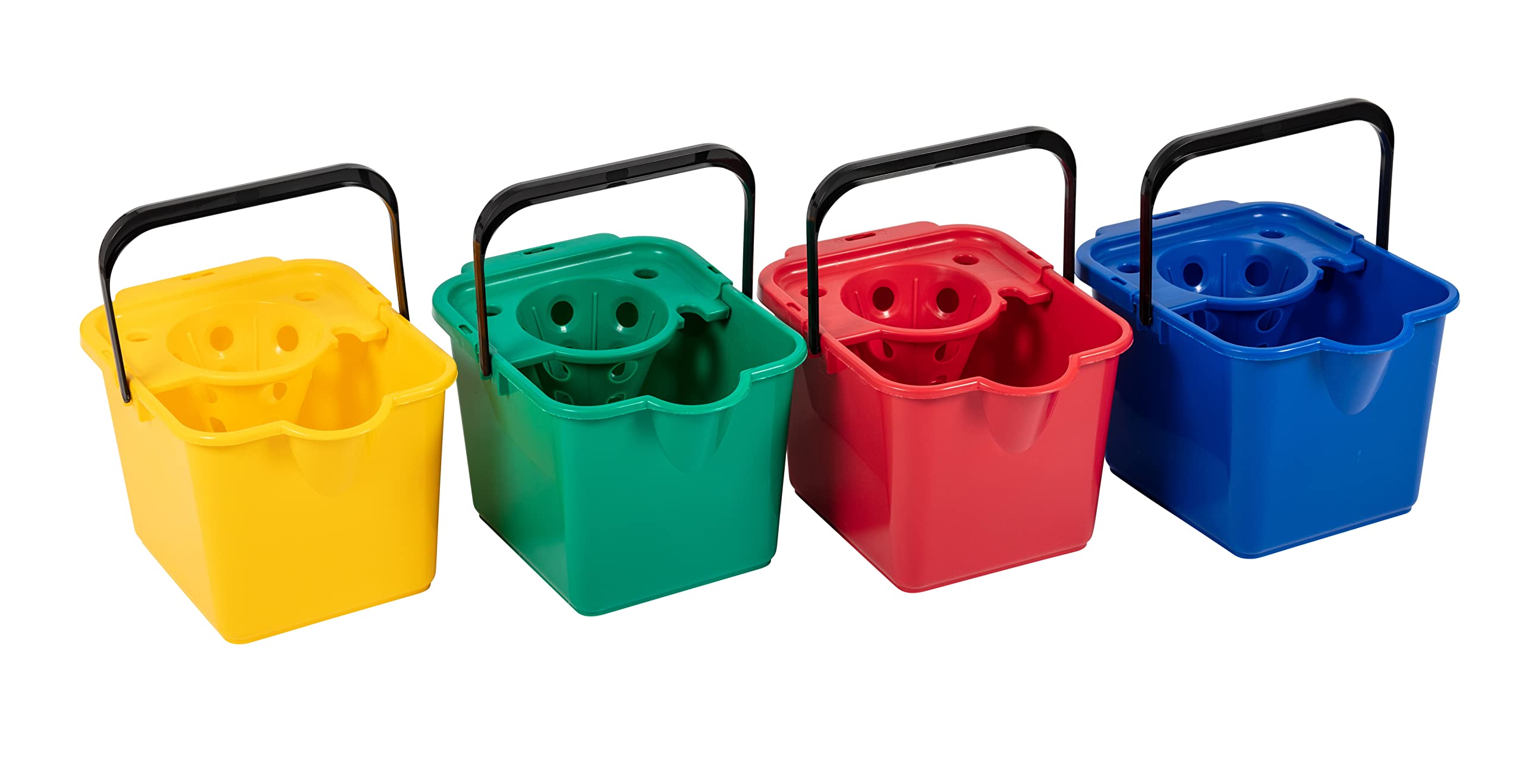 Addis Mop Pail and Wringer - 12L Capacity, Detachable Wringer | Durable Plastic 8