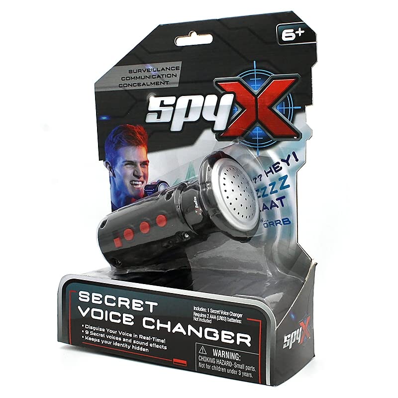 SpyX Secret Voice Changer for Kids - 9 Distortion Modes | Ages 6+ 7
