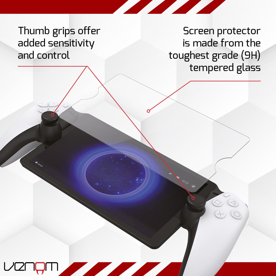 Venom PlayStation Portal Carry Case & Screen Protector Starter Pack for PS5 11