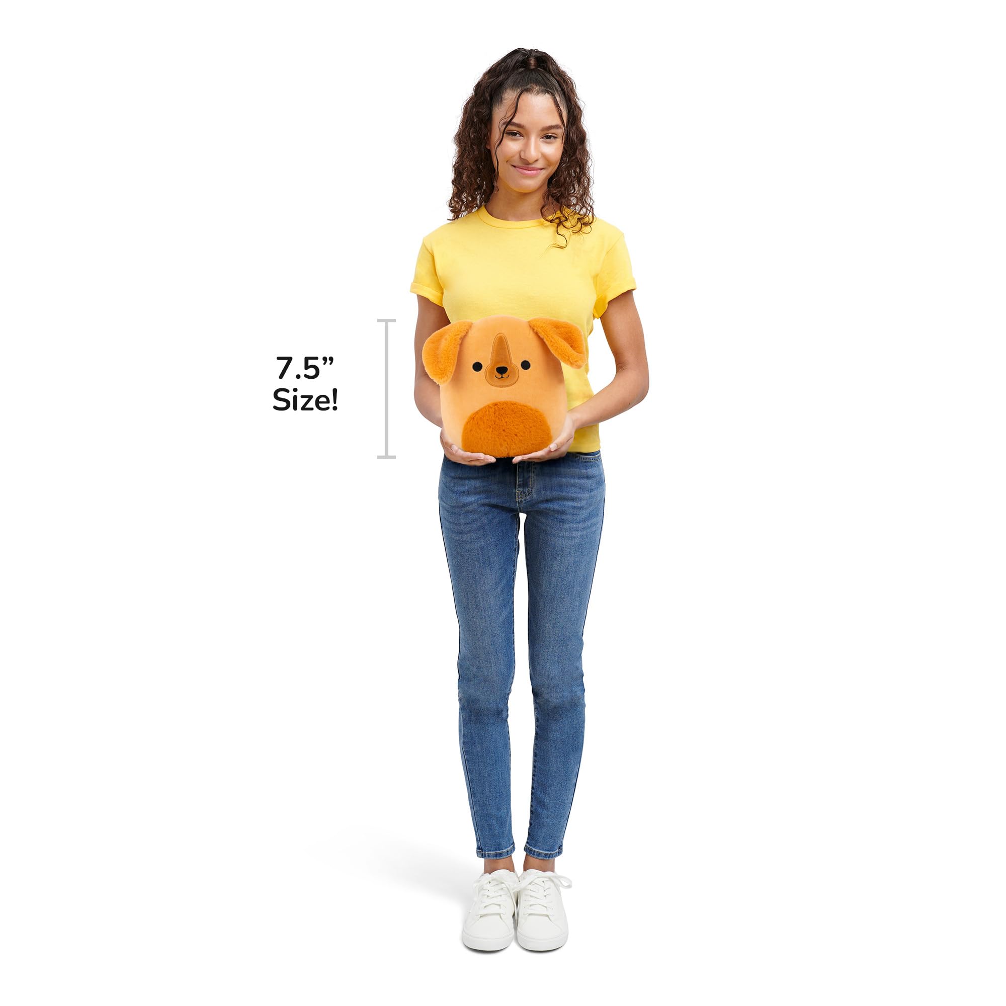 Squishmallows Original 7,5 Zoll großer Finley, der braune Irish Setter – weiches Plüschspielzeug für Kinder ab 3 Jahren
