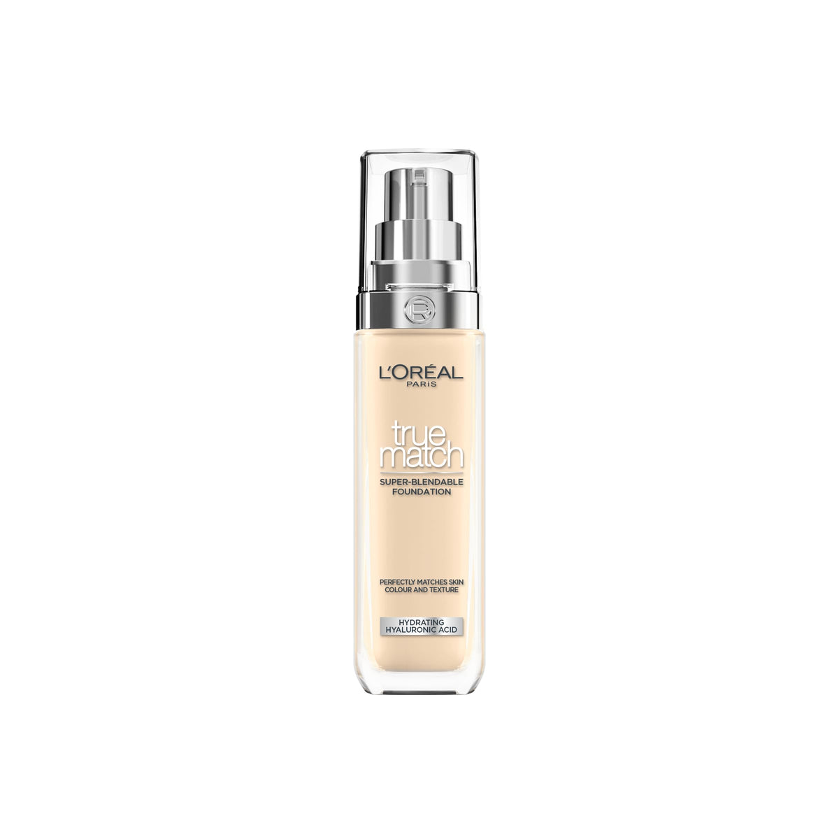L'Oreal Paris True Match Hydrating Liquid Foundation - 24h Hydration, Natural Finish, SPF 16 | 30 ml