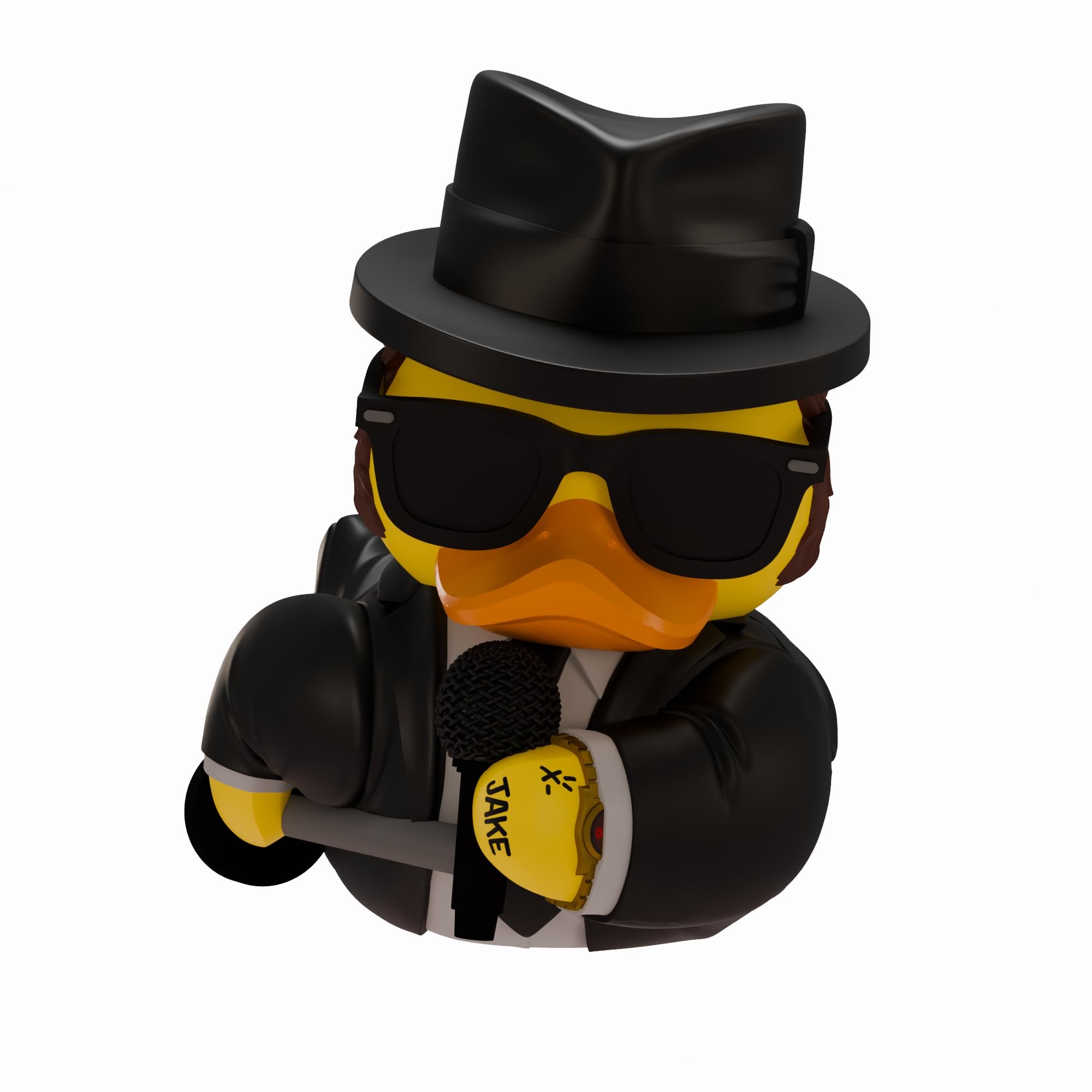 TUBBZ Collectible Figure - Blues Brothers Jake Cosplaying Rubber Duck | 9cm Tall 1
