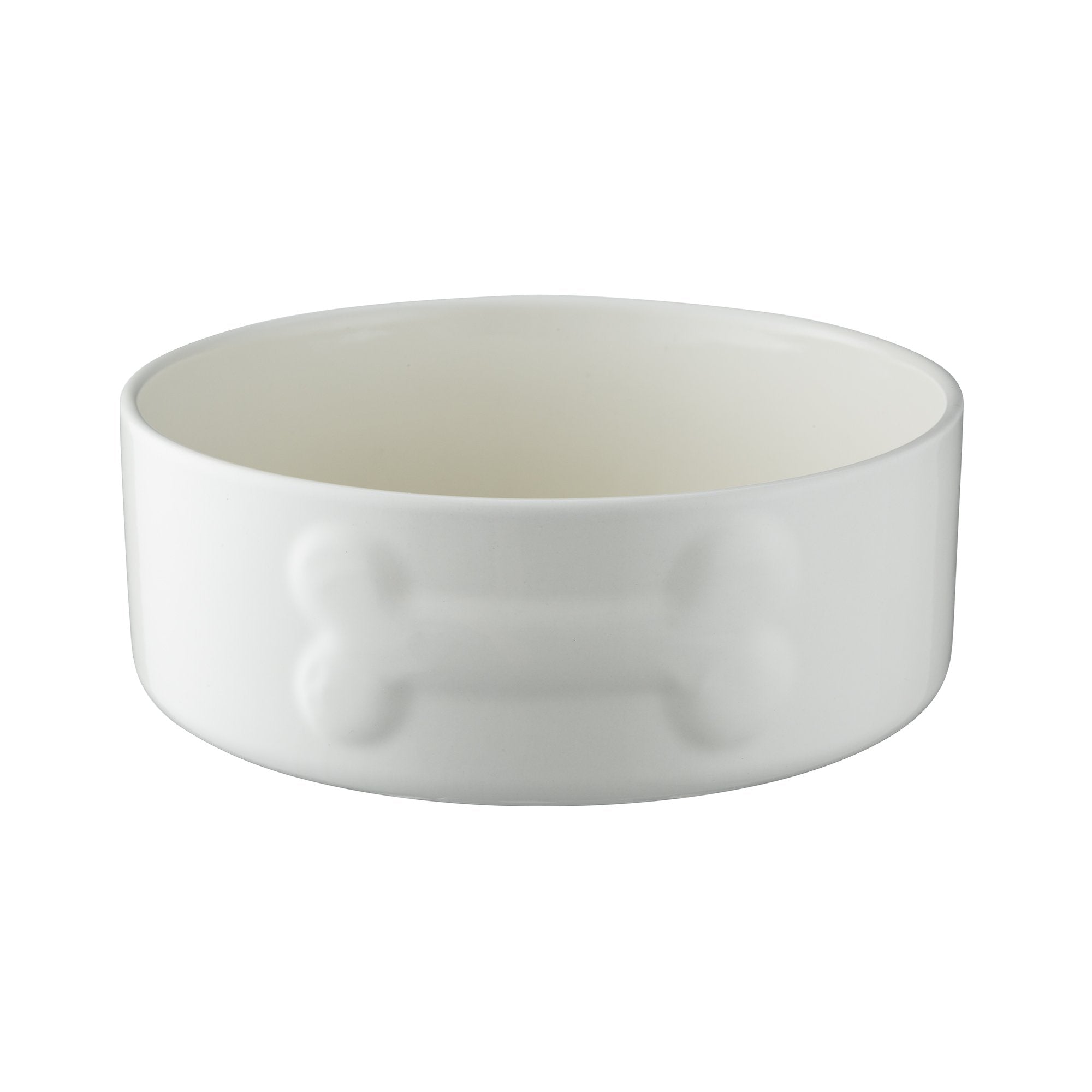 Mason Cash Colour Mix Cream Dog Bowl - 1.5 Litre | 20cm Diameter | Stoneware