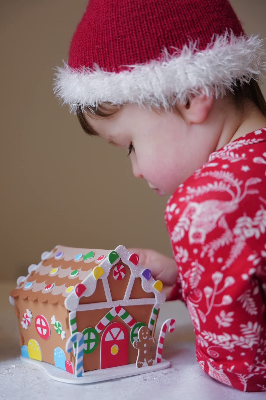 Baker Ross Gingerbread House Craft Kit - Christmas Arts & Crafts for Kids