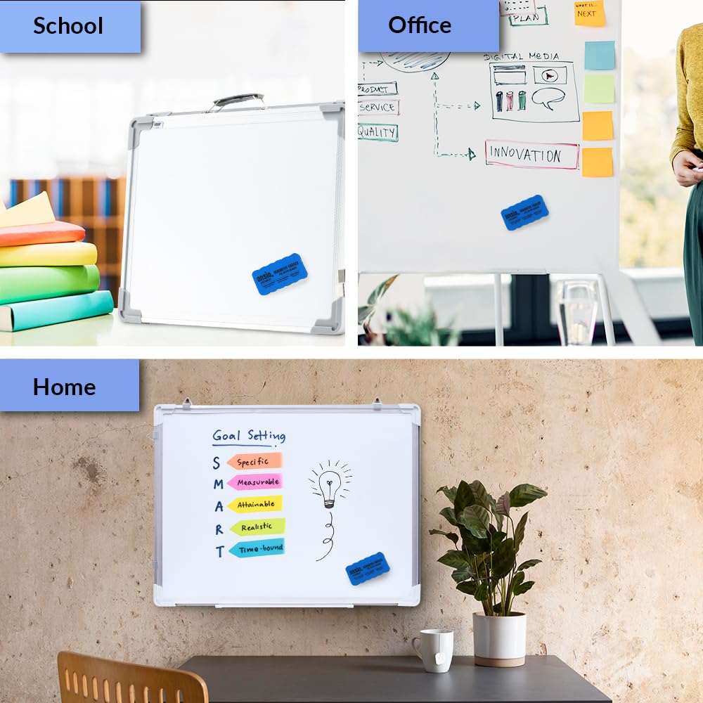ANSIO Magnetic Whiteboard Eraser - Durable, Lightweight, Eco-Friendly | Multiple Colors 5