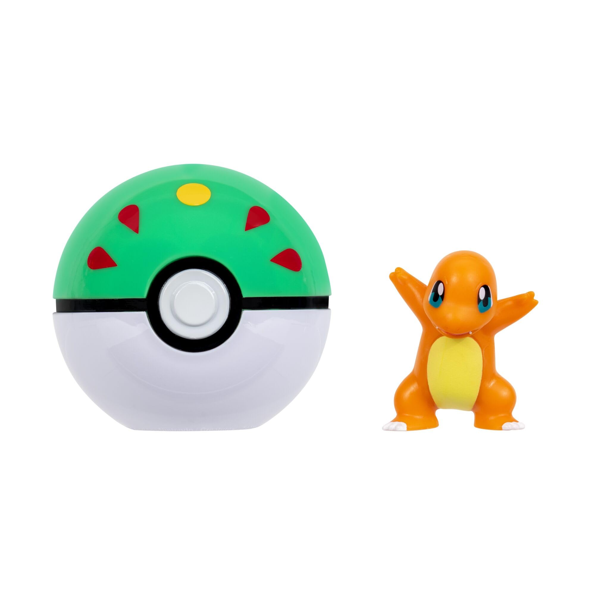 Pokémon Clip ‘N’ Go Charmander and Friend Ball - Includes 2-Inch Battle Figure | Classic Edition 1
