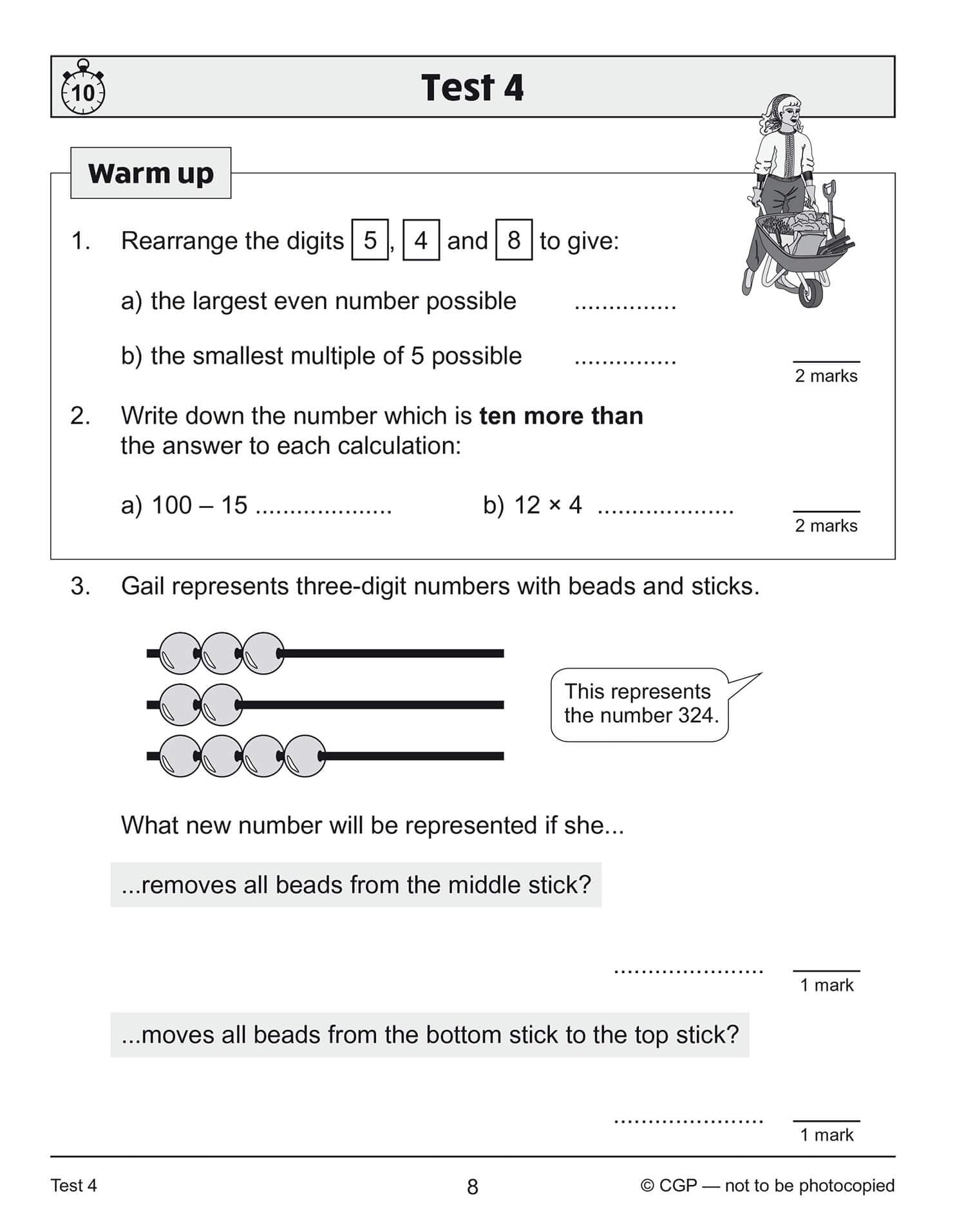 CGP KS2 Year 4 Maths 10-Minute Tests: Problem Solving | Paperback | Ages 6-9 4