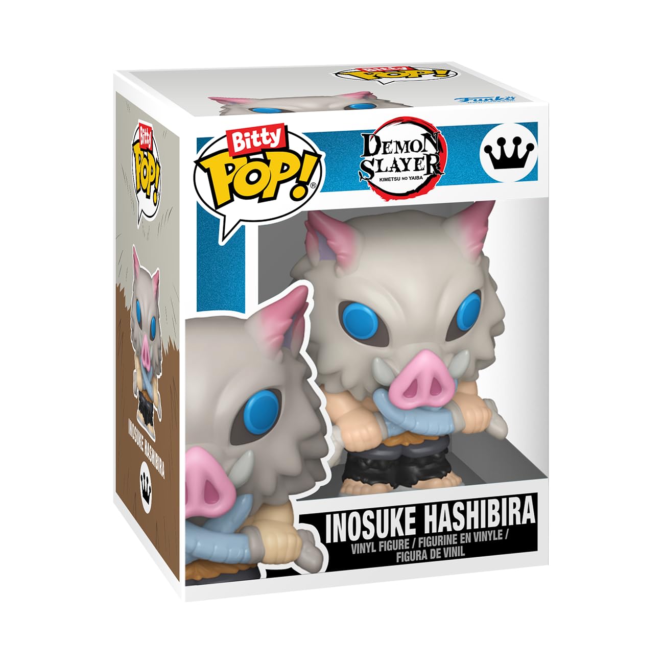 Funko Bitty POP! Demon Slayer 4-Pack - Inosuke Hashibira, Kyojuro Rengoku | Chibi Collectible Figures 5