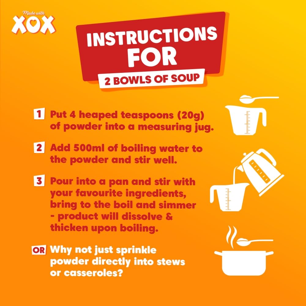 OXO Mediterranean Vegetable Stock Powder - Vegan Friendly | Quick Prep | 100g 4
