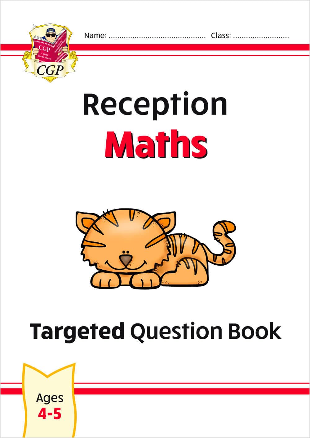 CGP Reception Maths Targeted Question Book - Ages 4-5 | Paperback | 48 Pages