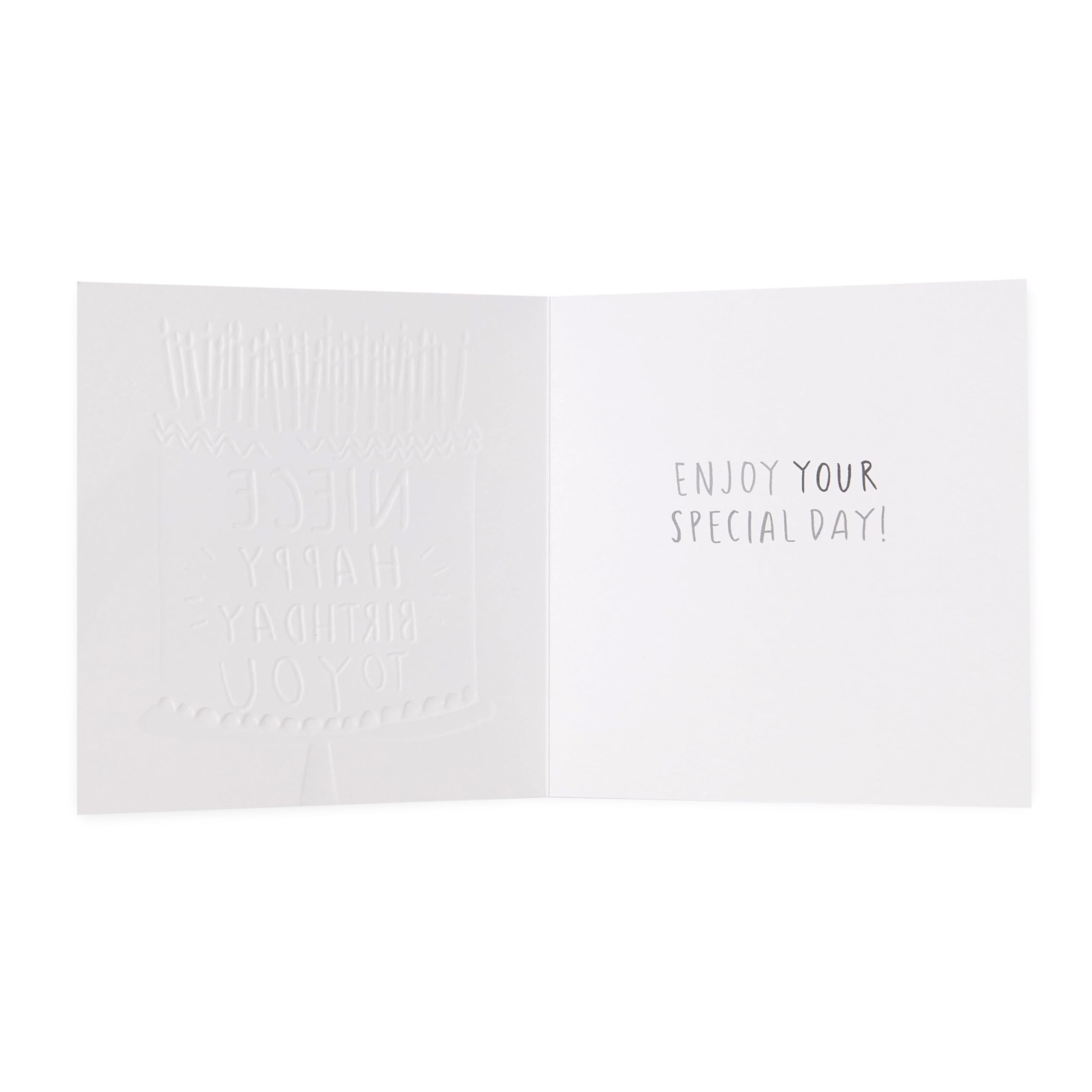 Kindred Birthday Card - Metallic Lettering | 159x159mm | FSC Certified