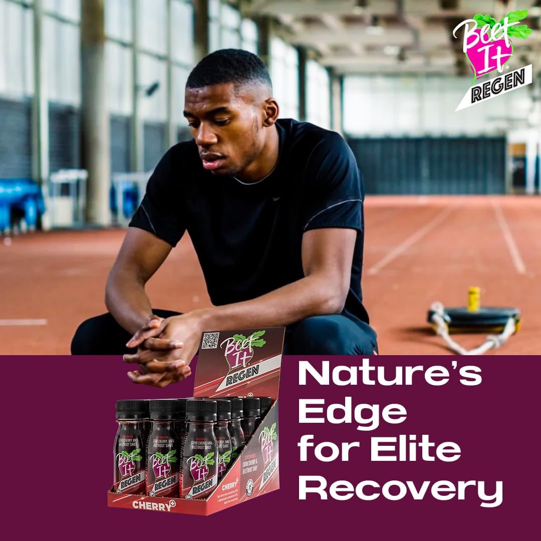 BEET IT Regen Cherry Shot - Post-Workout Recovery | 125mg Dietary Nitrates | Pack of 15 (70ml) 3