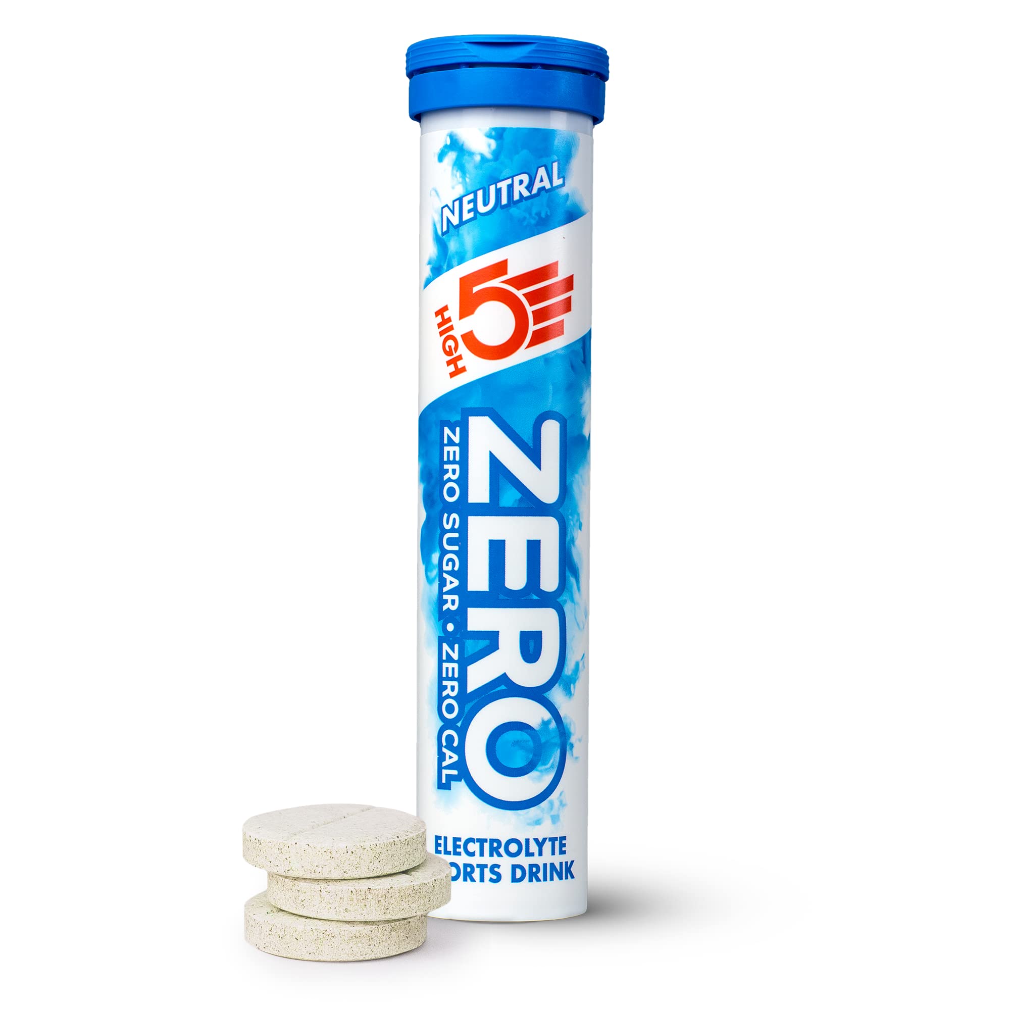 HIGH5 ZERO Elektrolyttabletten | Hydratationstabletten mit Vitamin C | 0 Kalorien & zuckerfrei | 20 Tabletten (H5-ZSAL)