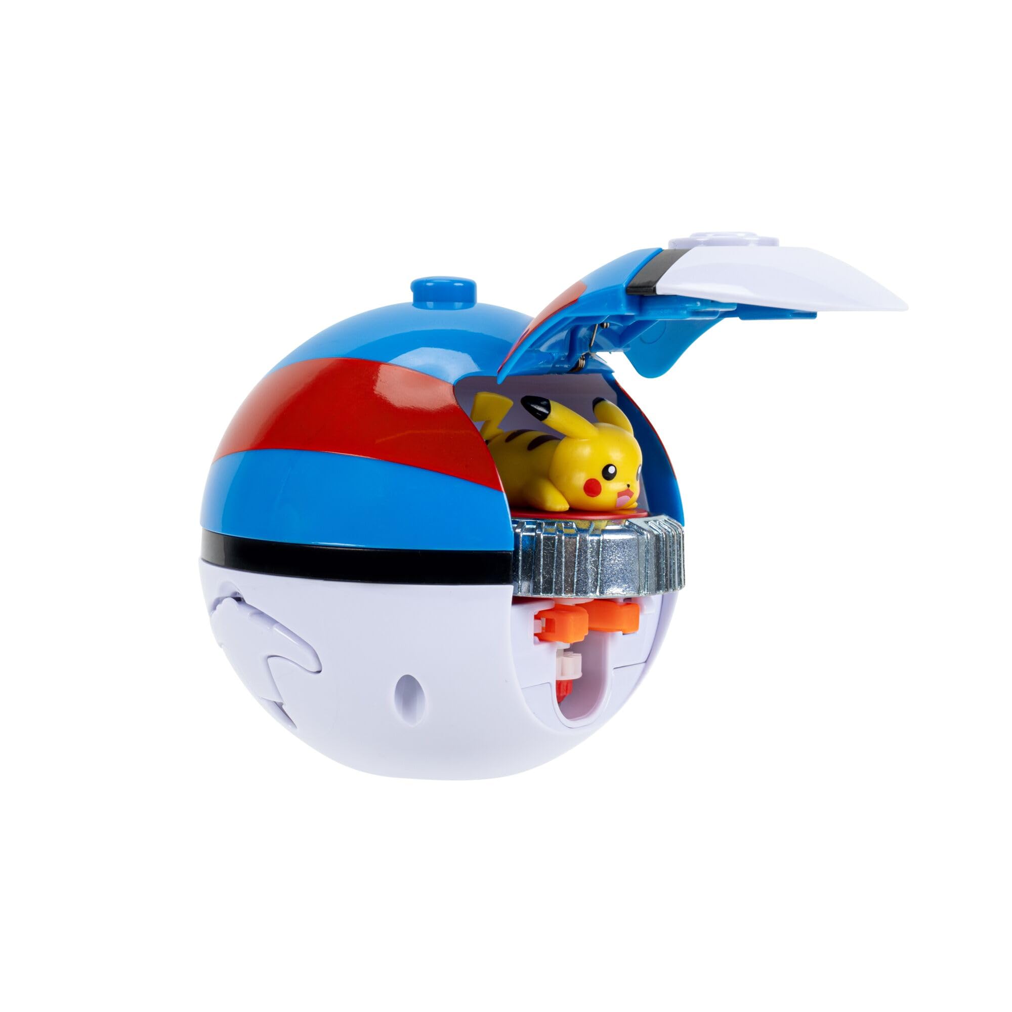 Pokémon Pikachu Battle Spinner Pack - Includes Pikachu Battle Spinner & Poké Ball Spinner Launcher | Ages 4+ 6