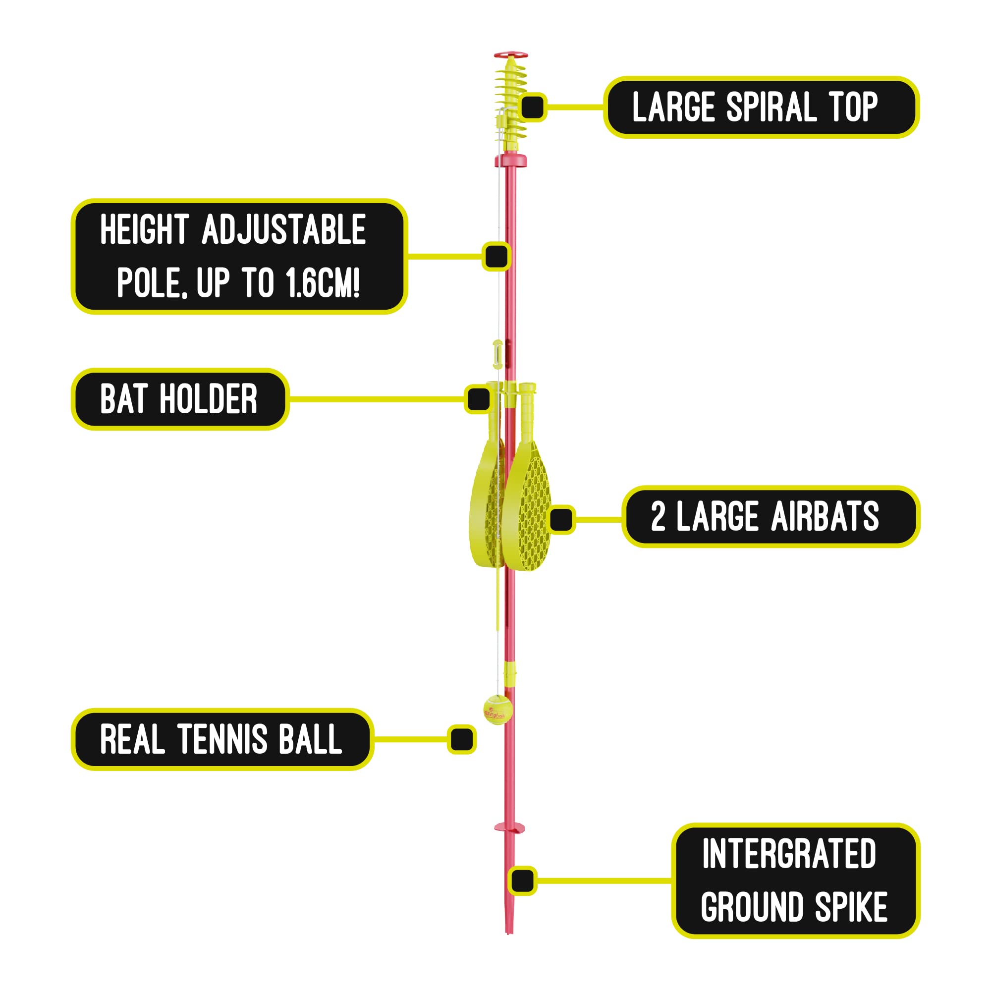 Swingball Classic Original - Outdoor Action Game for Ages 5+ 4