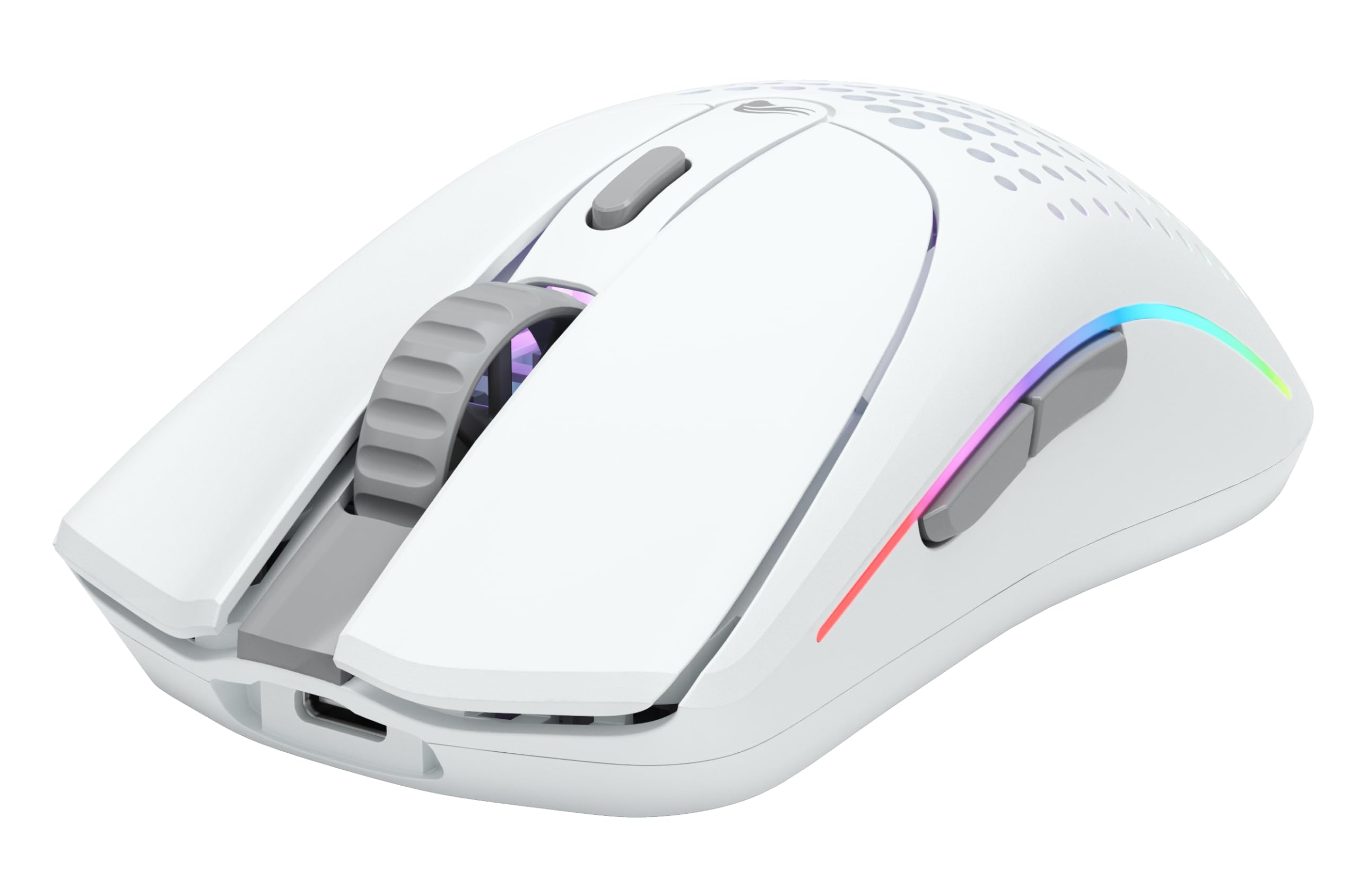 GLORIOUS Model O 2 Wireless Gaming Mouse - 68g Superlight, 26K BAMF 2.0 Sensor, RGB, Ambidextrous, 6 Buttons, Matte White 12