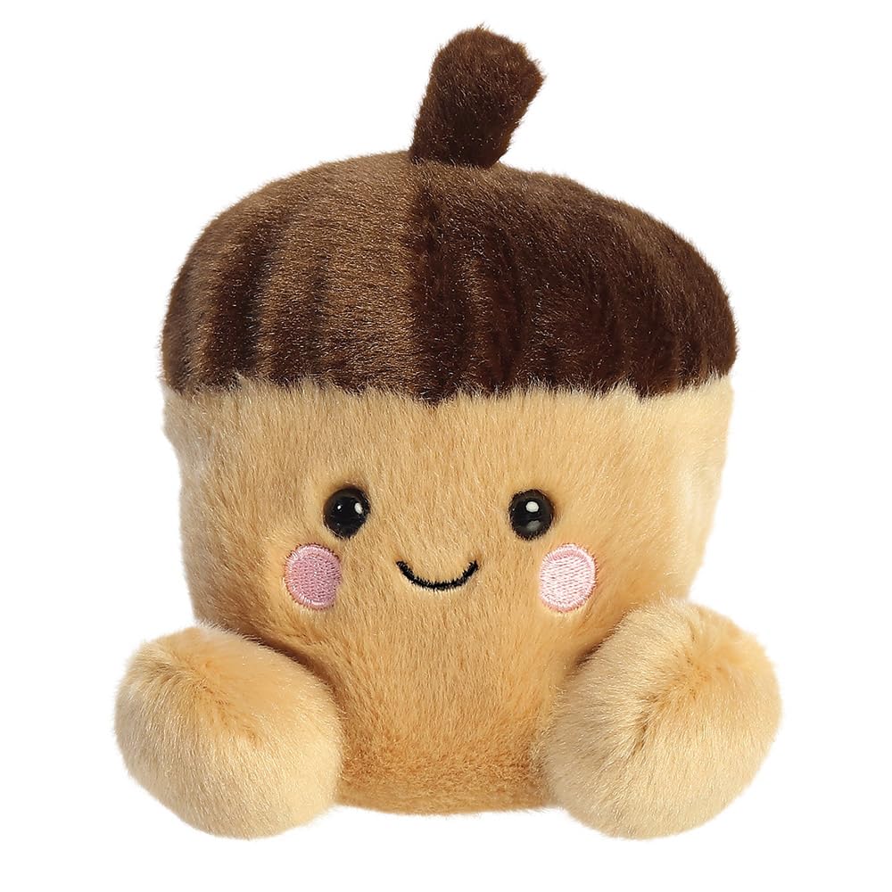 Aurora Palm Pals Oak Acorn Soft Toy - 13cm, Bean Filled, Eco-Friendly | Suitable from Birth