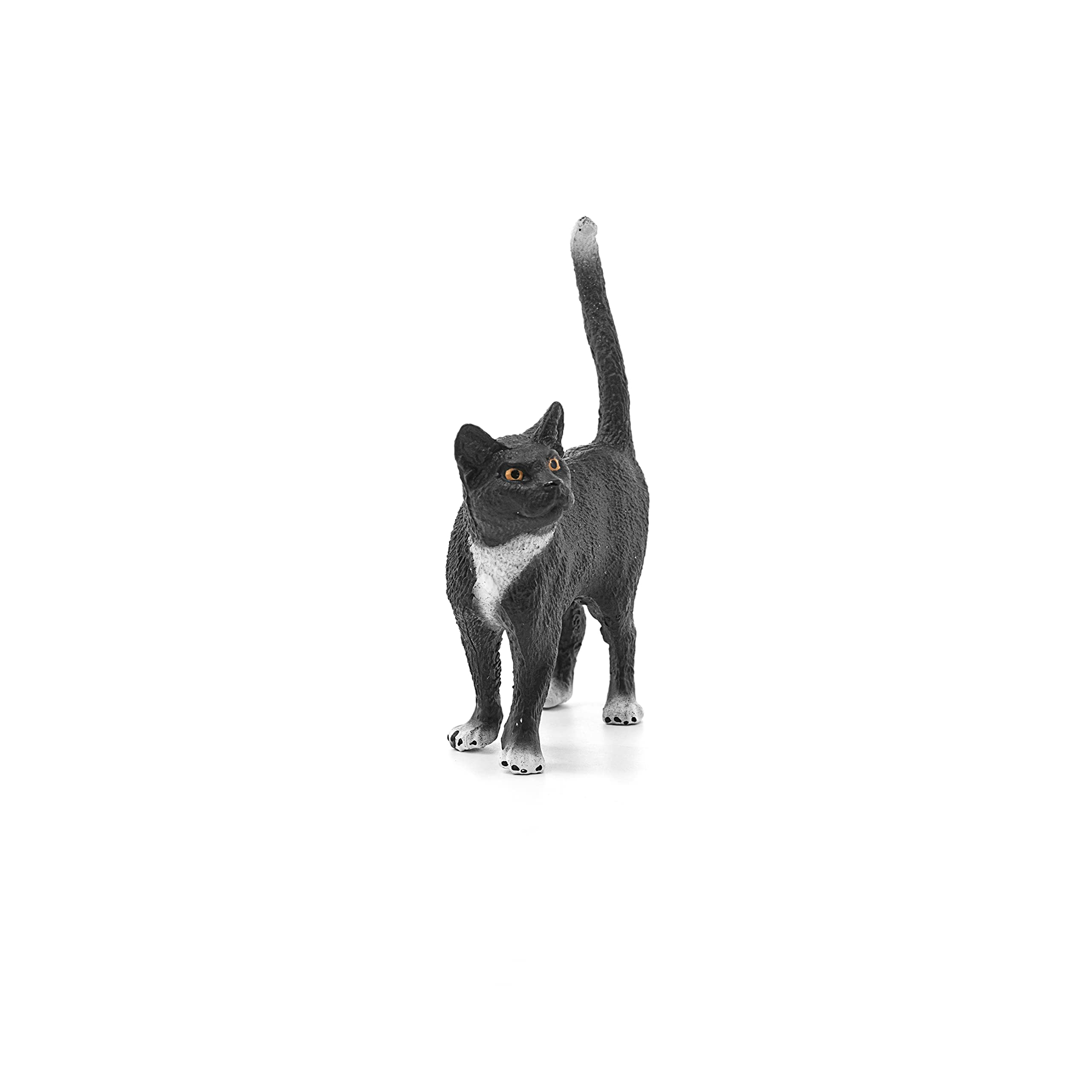 SCHLEICH Cat, Standing - Hand-Painted Farm World Figurine for Imaginative Play (Ages 3+) 2