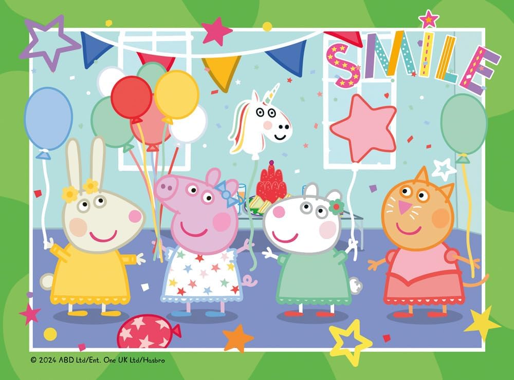 Ravensburger Peppa Pig 4-in-a-Box Jigsaw Puzzle Set - 72-Piece Puzzles for Kids Ages 3 and Up 3