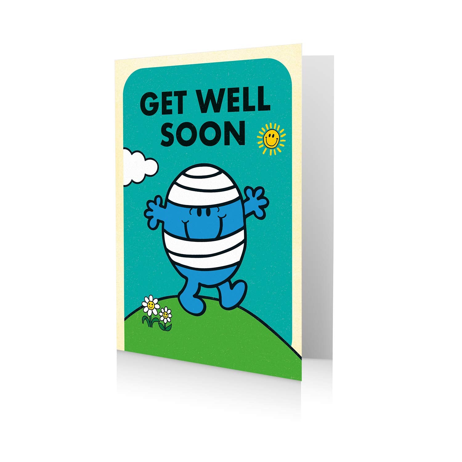 Mr Men & Little Miss Mr Bump Get Well Soon Greeting Card | 133mm x 184mm | Multi Color 1