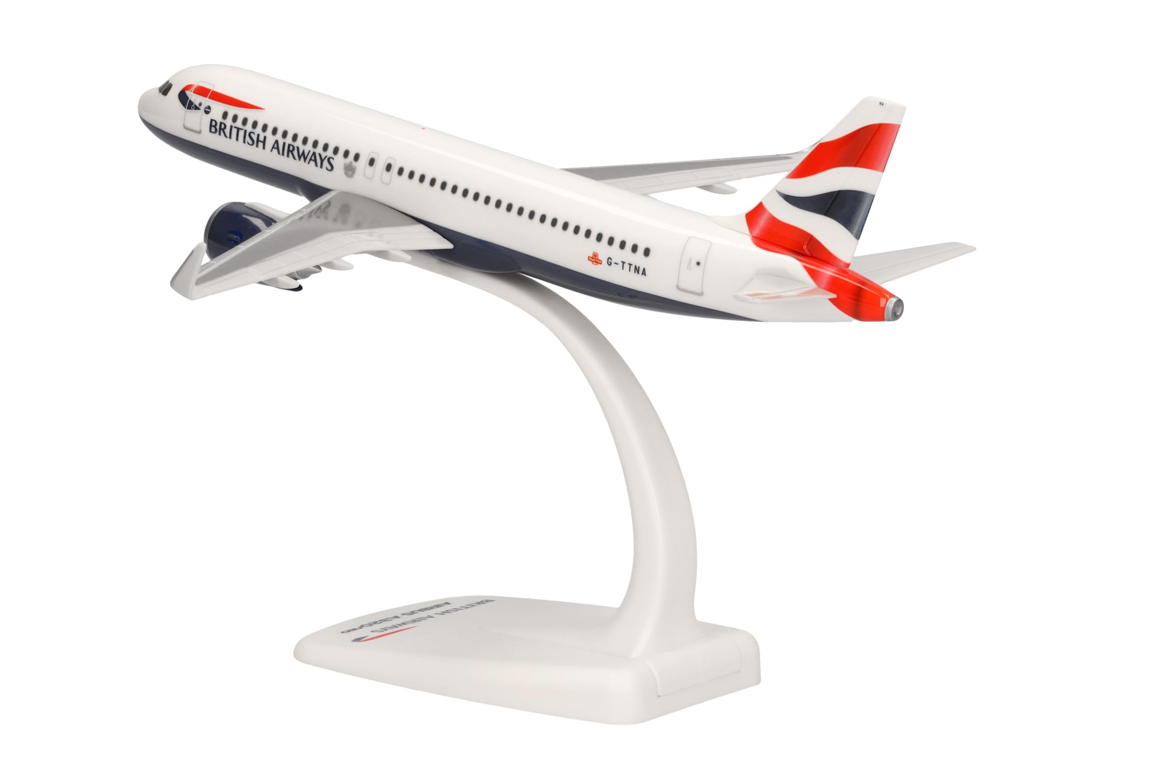 Herpa Snap-Fit British Airways Airbus A320 Neo (G-TTNA) 1:200 Scale Model 4
