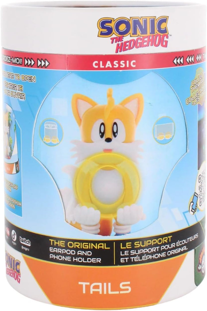 Cableguys Holdem Sonic the Hedgehog - Tails Collectible Phone Holder & Tech Accessory (CG-SONIC-TAILS)