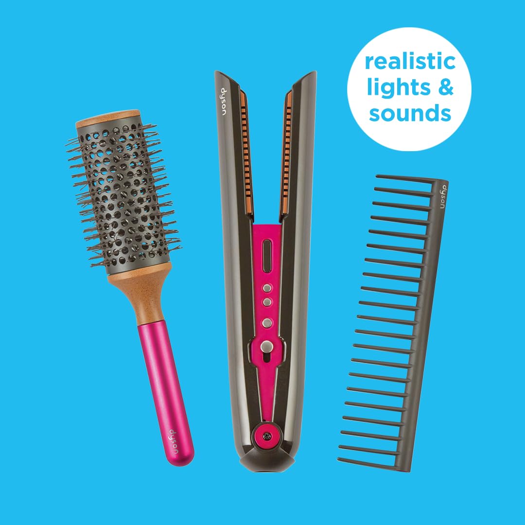 Casdon Dyson Corrale Styling Set - Toy Straighteners for Children Aged 3+ | Realistic Lights & Sounds
