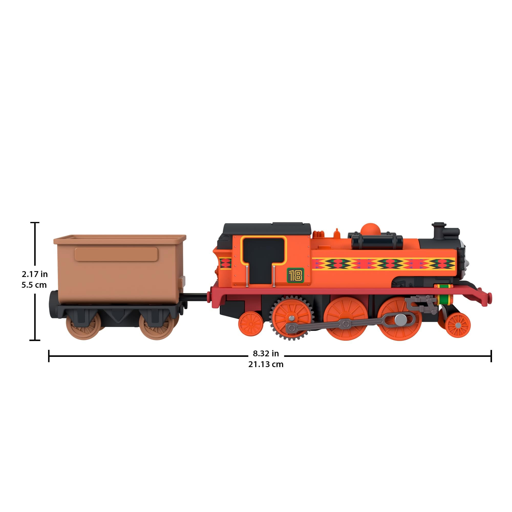 Thomas & Friends Motorized Nia Engine - Battery-Operated, Plastic, Multicolor 5
