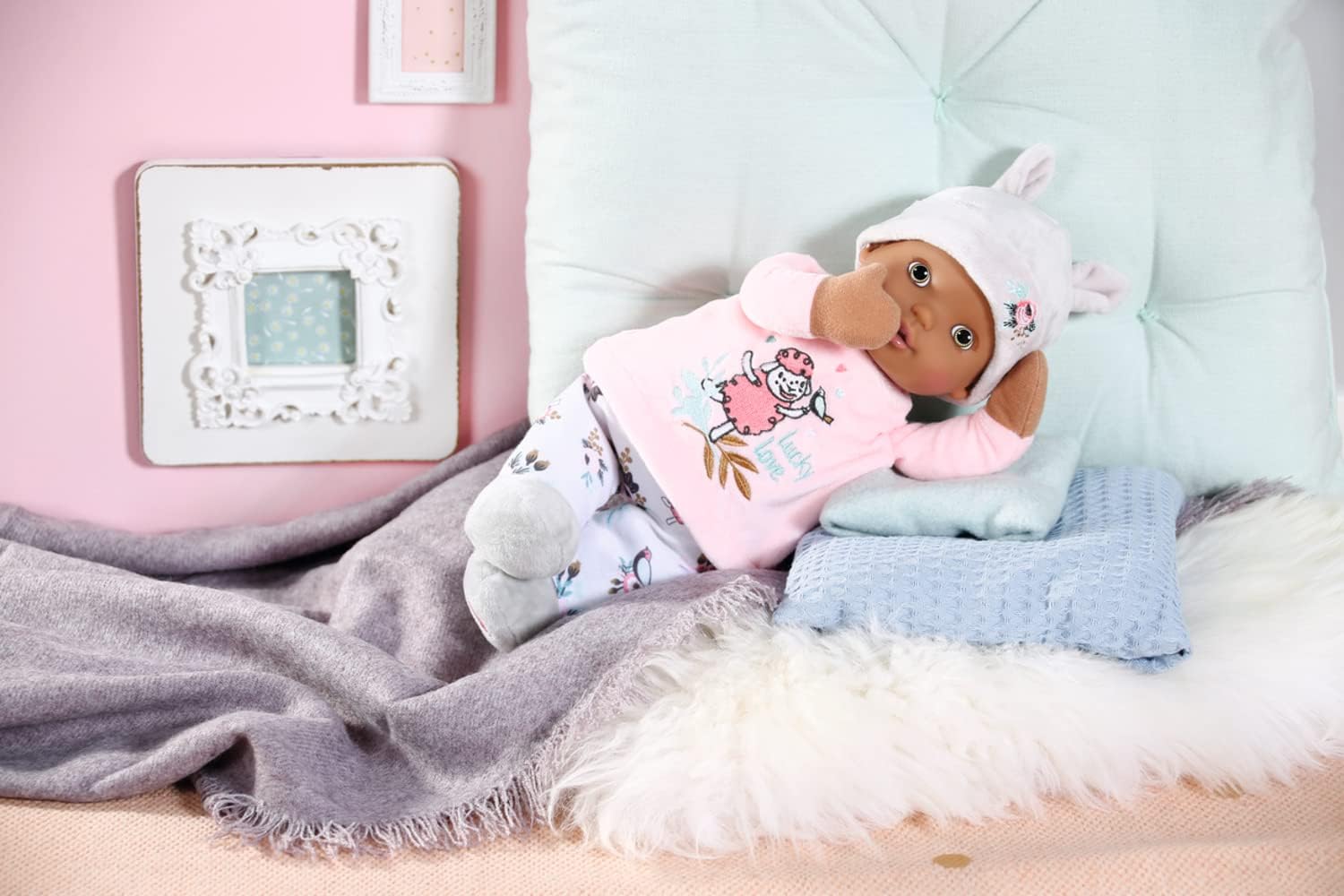 Baby Annabell Sweetie For Babies 706435 - 30cm Doll with Soft Fabric Body & Rattle 6