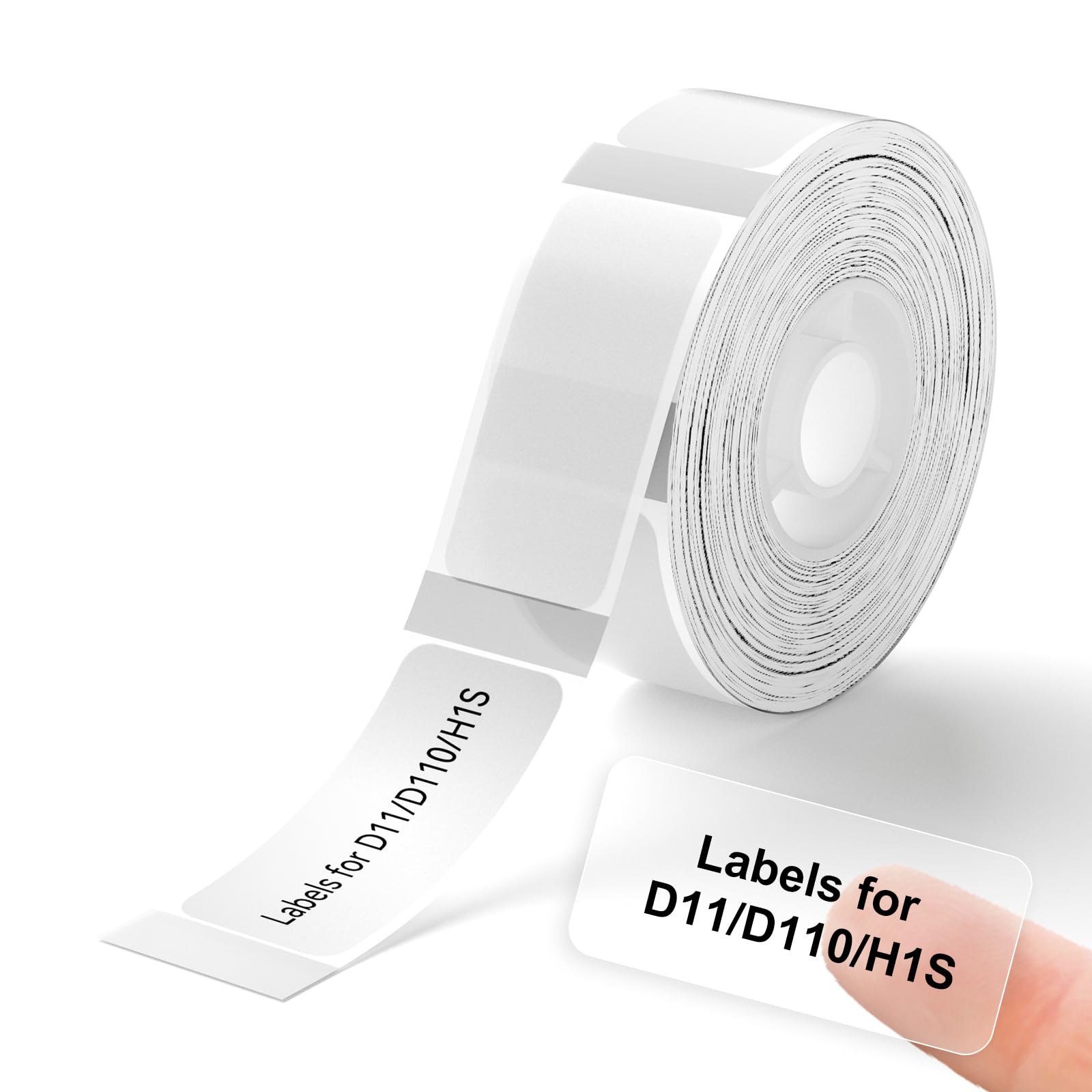 NIIMBOT Clear All-Purpose Labels - Waterproof & Tear-Resistant Direct Thermal Stickers for D11/D110/D101/H1S Printers | 14x30mm