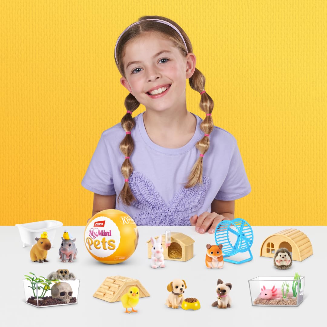 ZURU MY MINI My Mini Pet Series 1 (2 PACK) Collectible Mystery Capsule | Ages 3+ 6