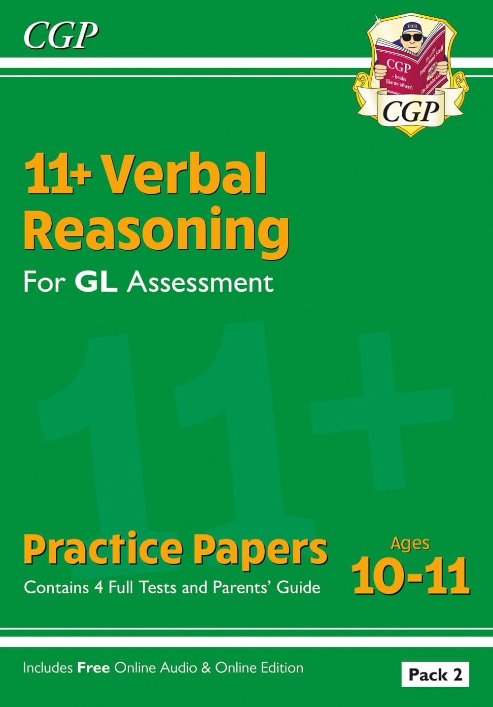 CGP 11+ GL Verbal Reasoning Practice Papers Pack 2 - Ages 10-11 | Paperback | 76 Pages
