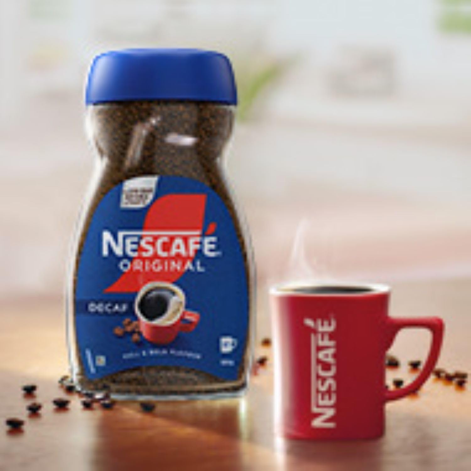 NESCAFÉ Original Decaf Instant Coffee 190g - Rich Aroma, Full and Bold Flavor 5
